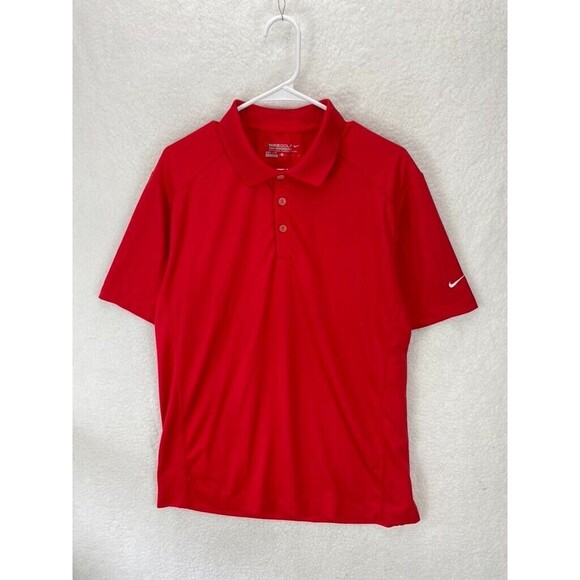 Nike Dri-Fit Tour Performance Polo Shirt Men’s L Red Golf Lot of 2 Athletic - Picture 9 of 11